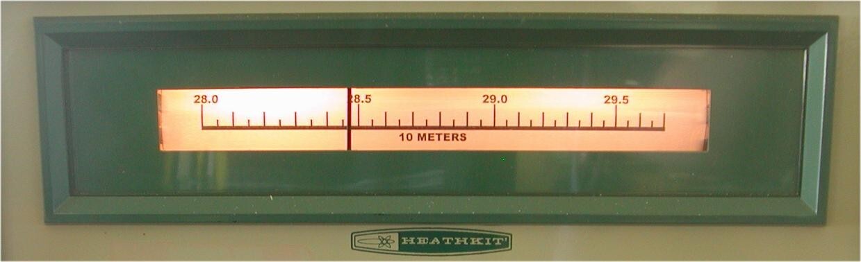 Heathkit replacement HG-10 / HG-10A Dial Scale 464-19