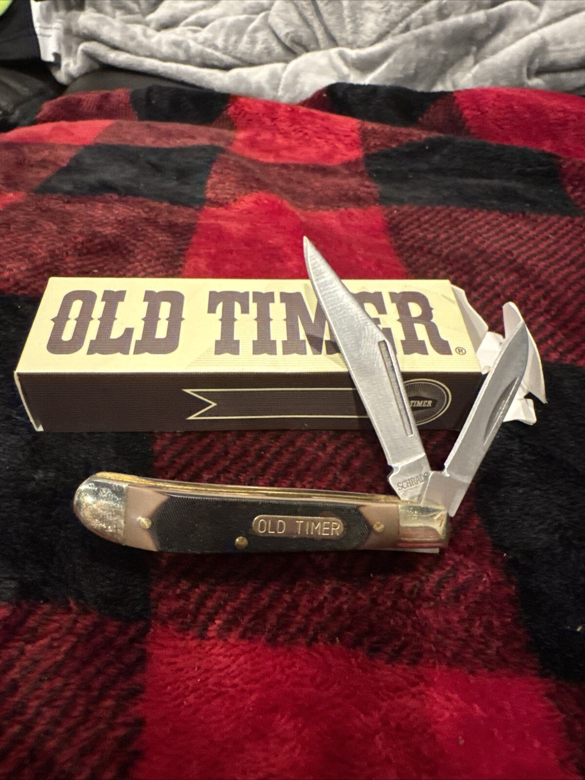 Schrade Old Timer 72OT  2 7/8 in. Dog Leg Jack  7Cr17MoV Steel  72OT