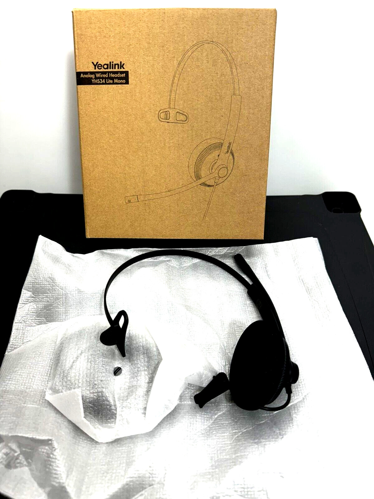 Yealink YEA-YHS34-LITE-MONO Headband Headset QD to RJ9 T20 T30 T40 T50 Series