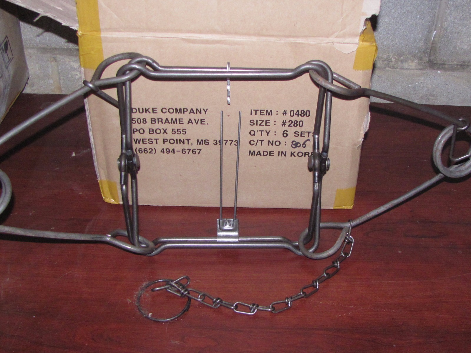2 Duke 280  Body Grippers Trap  Trapping  Beaver Coyote Bobcat 0480 new sale