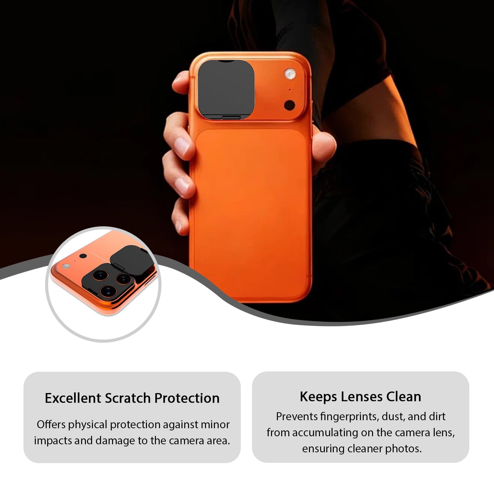 EYSOFT Camera Lens Cover Compatible for iPhone 17 Pro/ 17 Pro Max,Camera Lens...