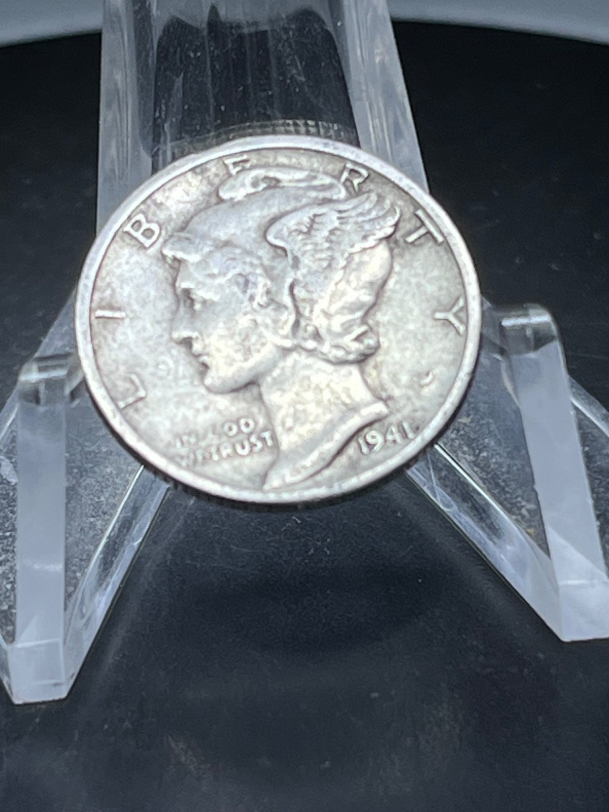 1941-D Mercury Dime - Actual Silver Coin  Shown # CB76