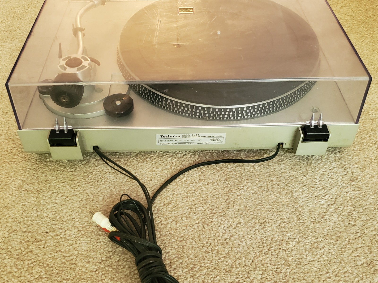 Technics Model SL-B2 Frequency Generator Turntable Working-Made In Japan