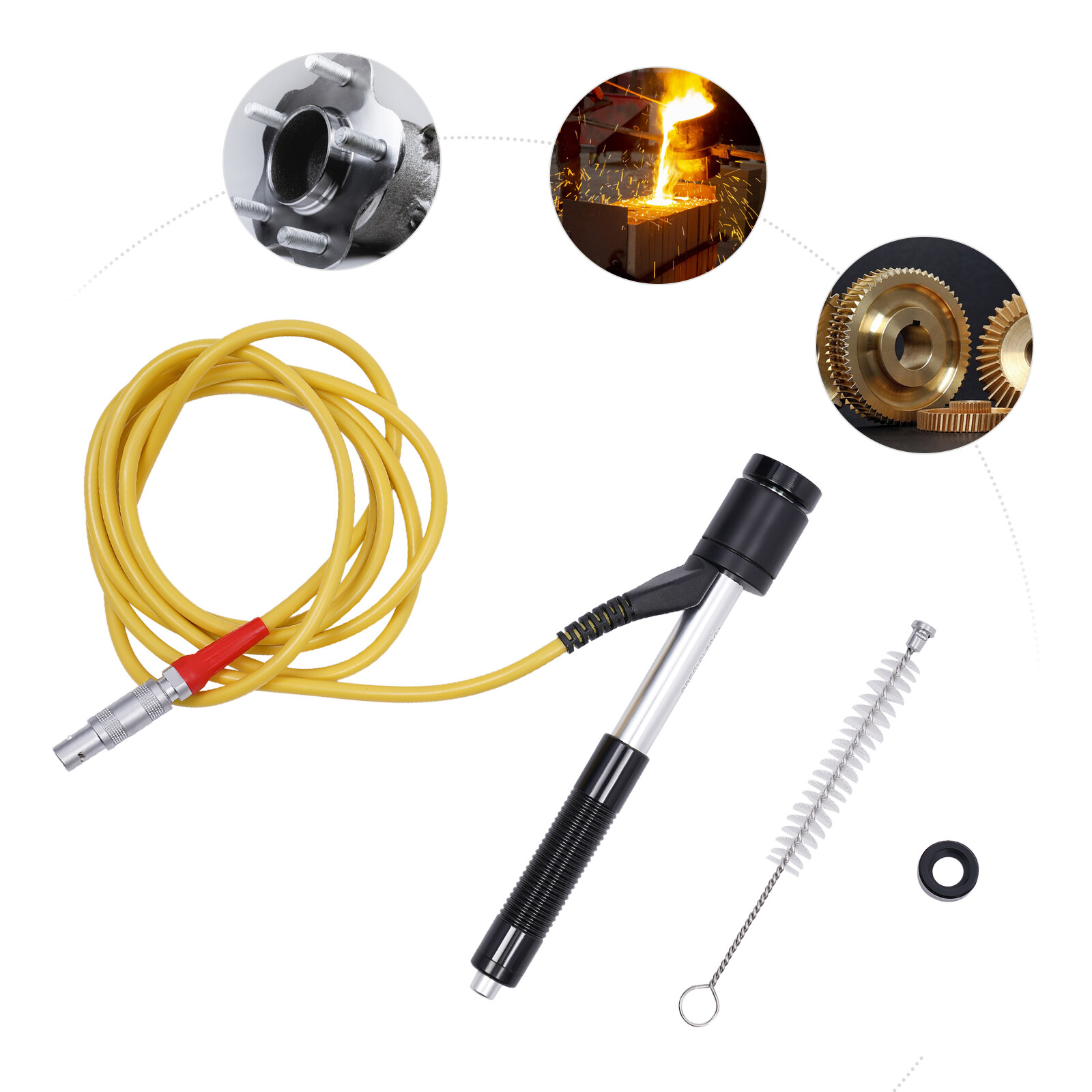High-Quality Hardness Tester with Tungsten Carbide Ball Head, Simple Operation,