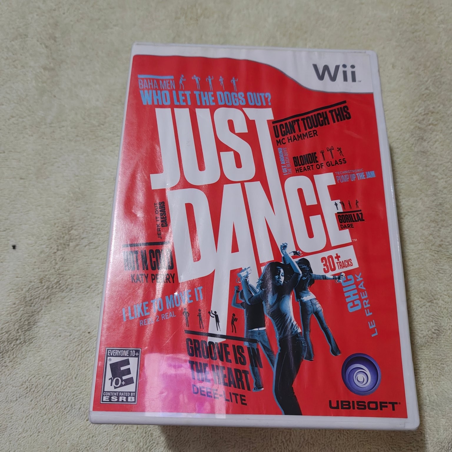 Just Dance Standard Case Wii Ubisoft Rare Dance Party Game