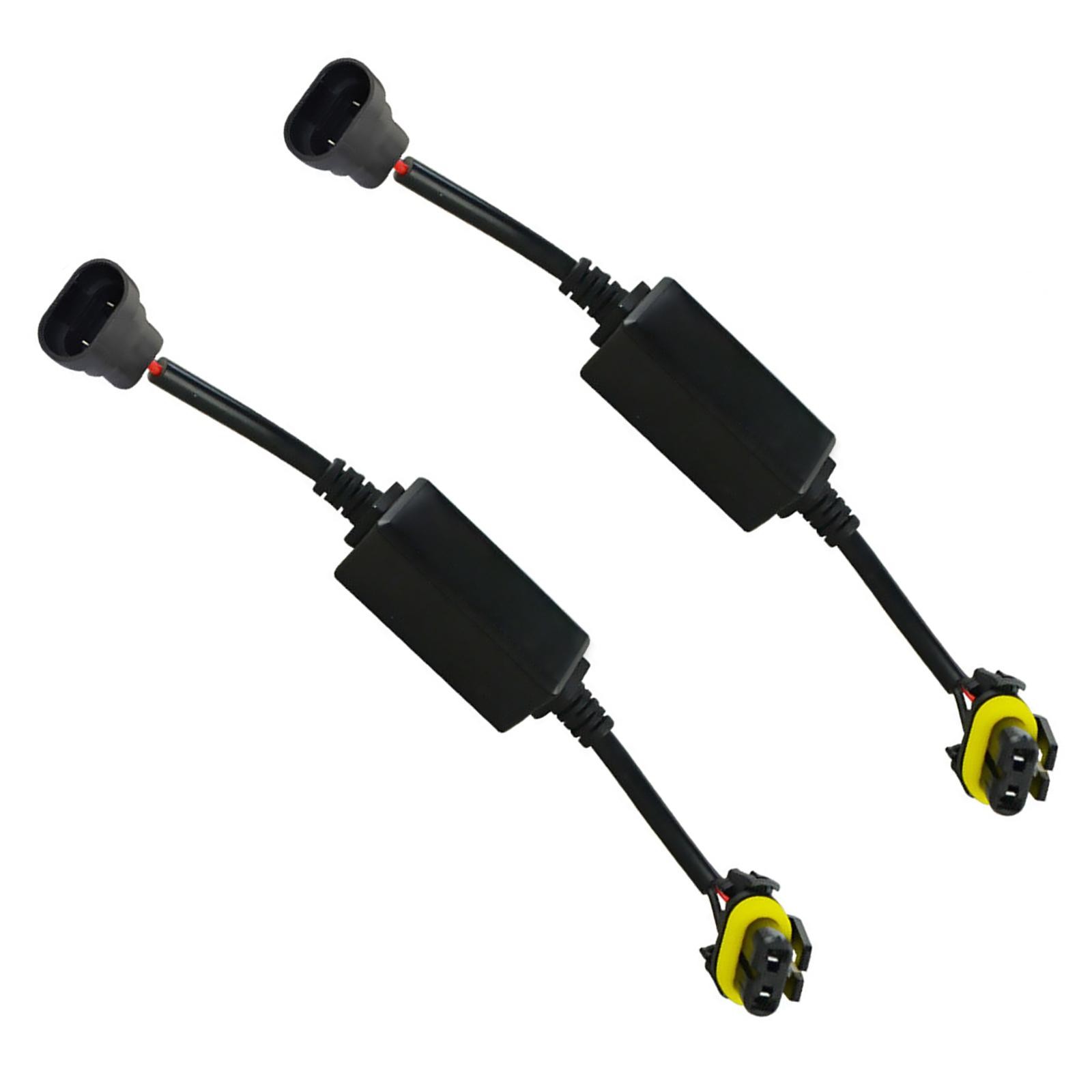 2X 9005/9006 LED Headlight Canbus Error Anti Flicker Resistor Canceller Decoder