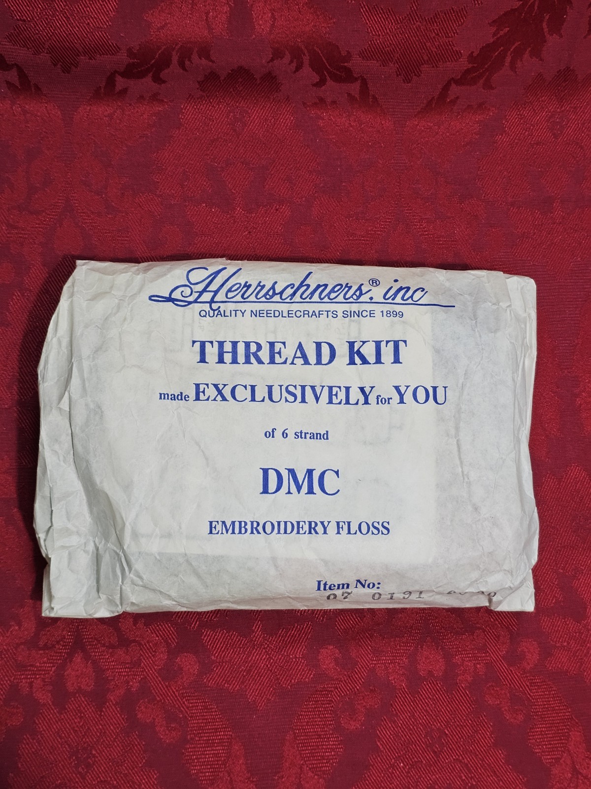 Cotton DMC Embriodery Floss On Spools Thread Kit 6 Strand Cotton