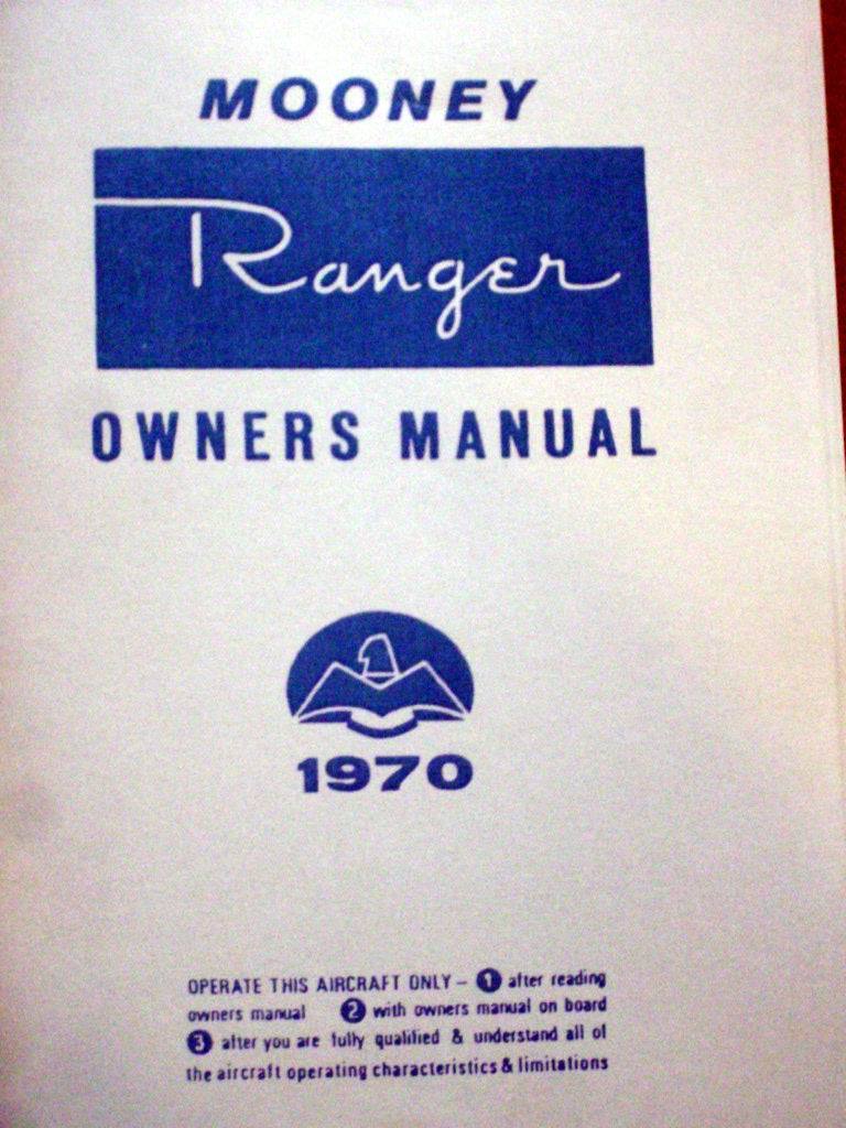 1970 Mooney Ranger M20C Owner's manual
