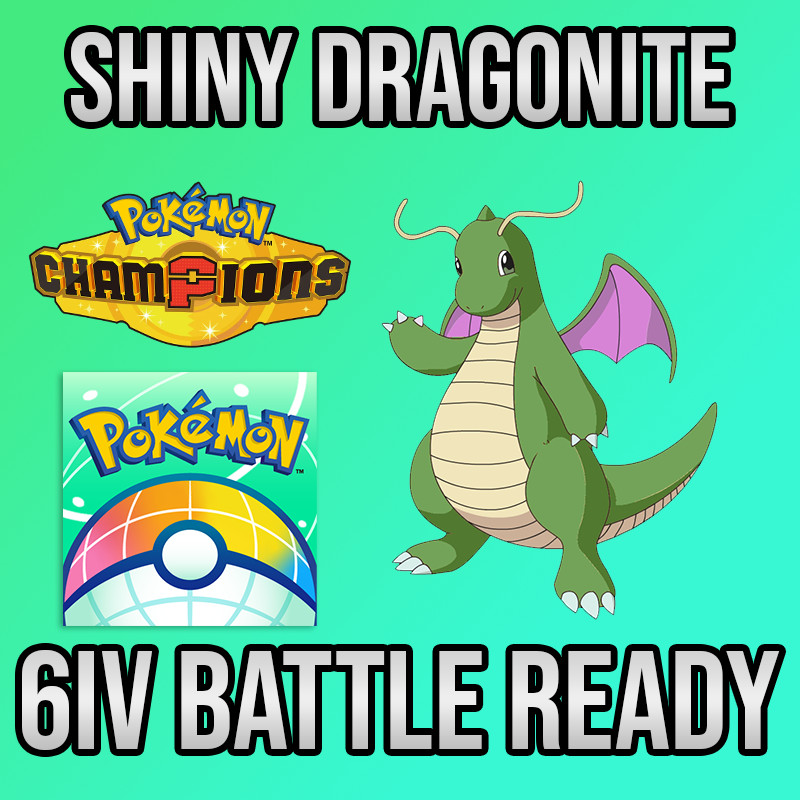 ✨6IV SHINY Dragonite SPA + EVS🚀 POKEMON HOME✨Champions✨Online delivery⚡