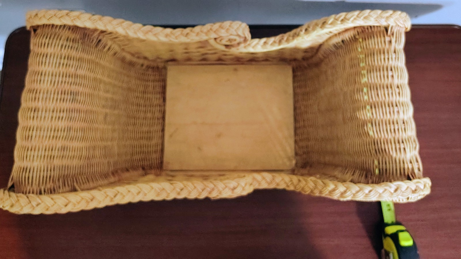 Vintage Large Wicker Sled Basket