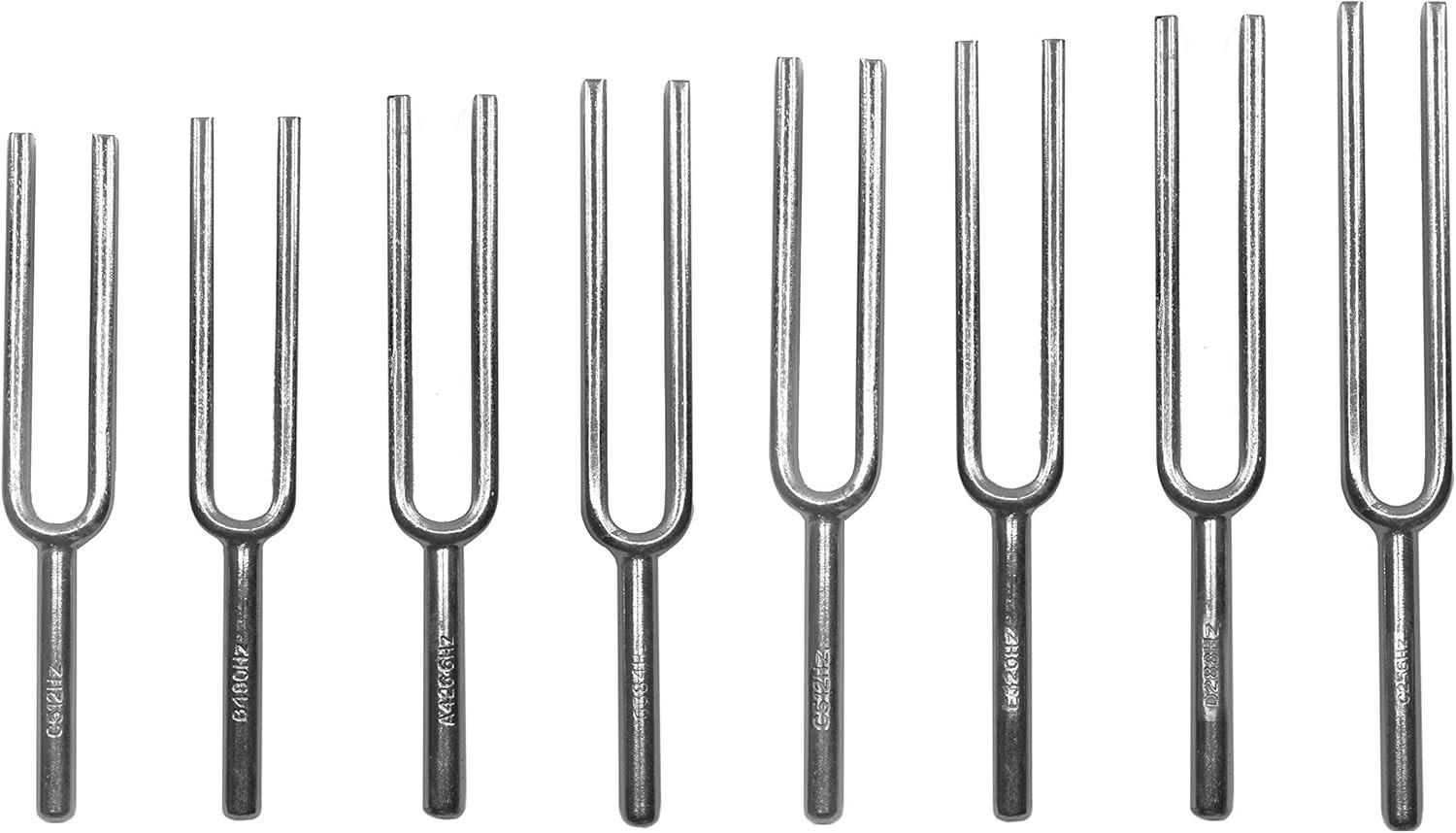 Eisco Scientific Steel Tuning Forks, Set of 8 PH0738ALT