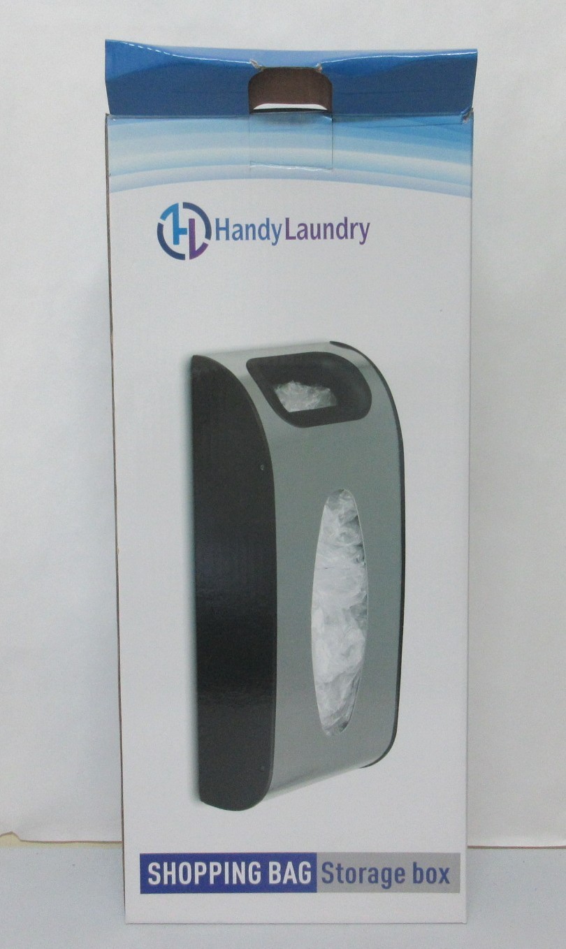 Wall Mount Kitchen Grocery Bag Dispenser - Brushed Stainless Steel