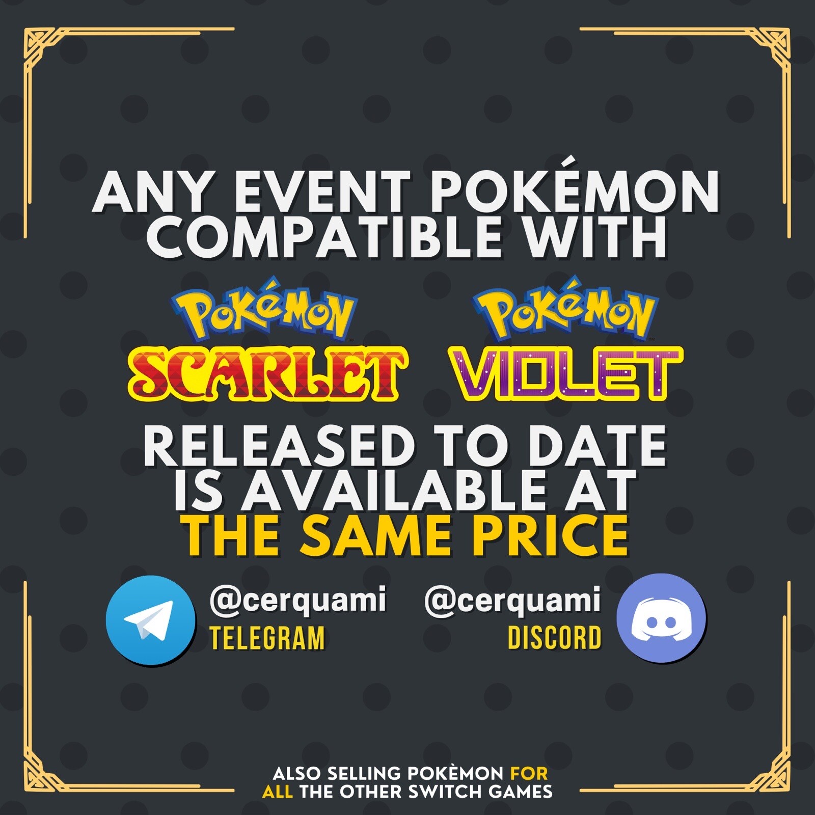 Fletchling Shiny Event Mass Outbreaks February Untouched Pokémon Scarlet Violet