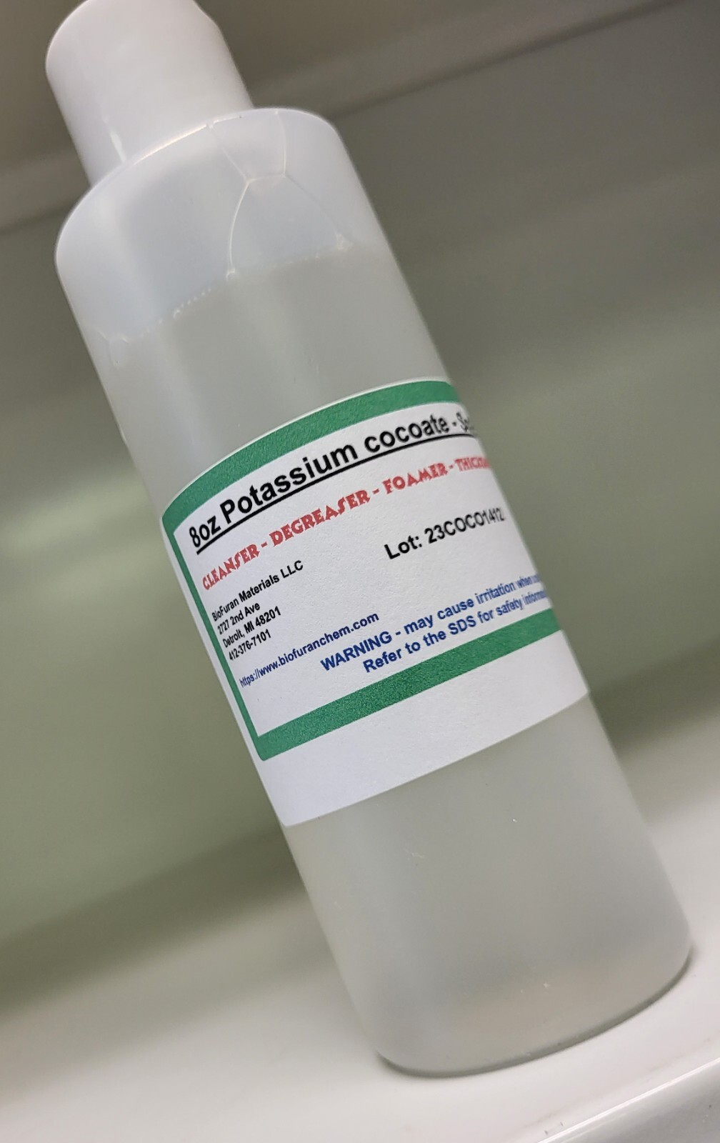 8oz Potassium cocoate, soap base