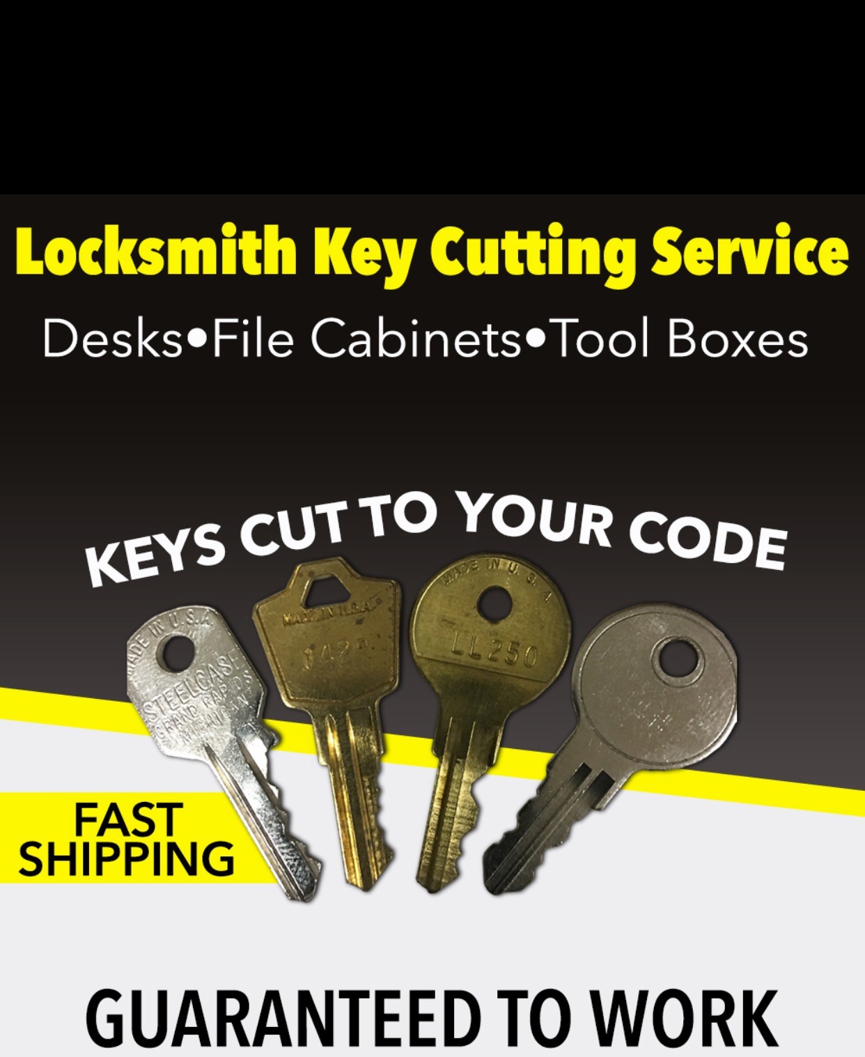 Better built Truck Keys Codes BB01 - BB10  Tool box Key