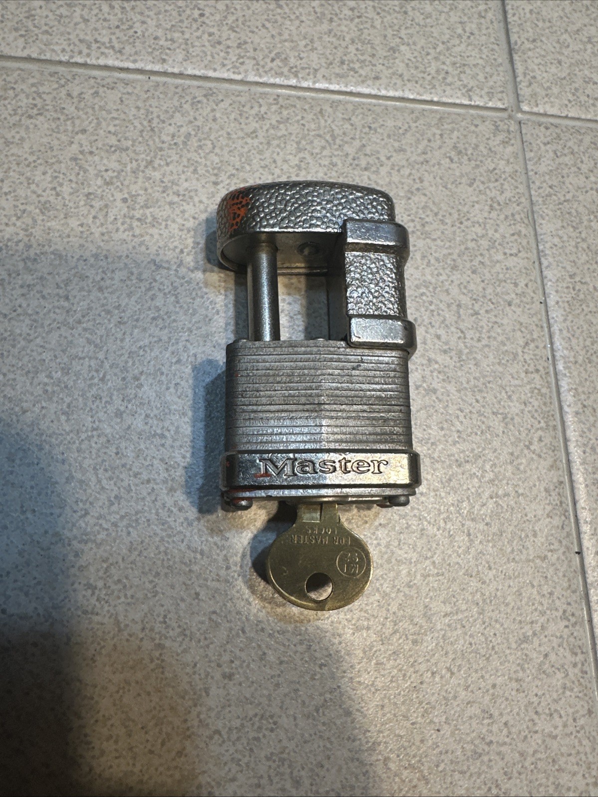Master Lock 37 Maximum Security Padlock Trailer Lock Armored with Shackle Guard