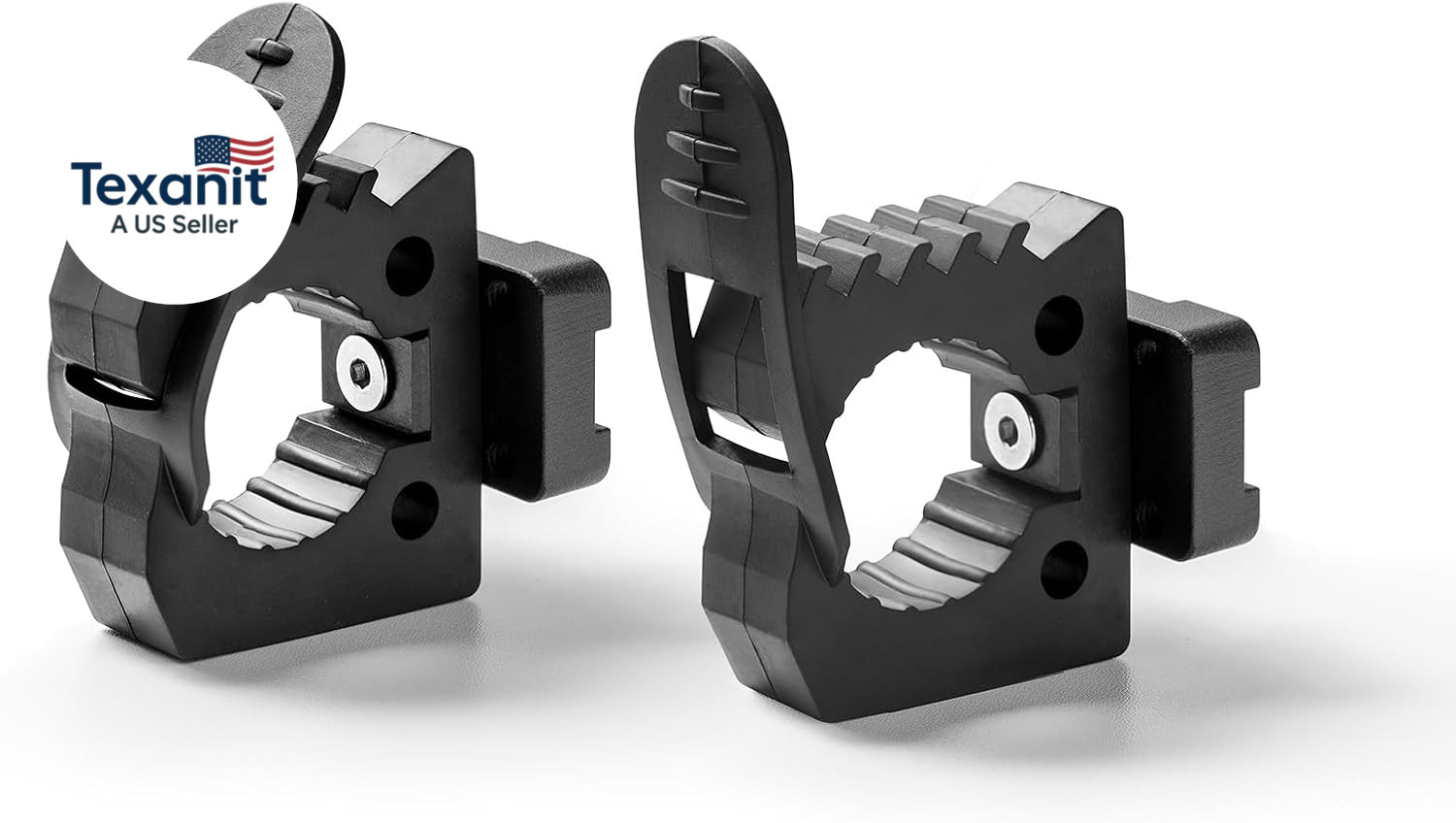 Quick Release Rubber Clamp for MOLLE Panel - MOLLE Accessories Adapter Mount for