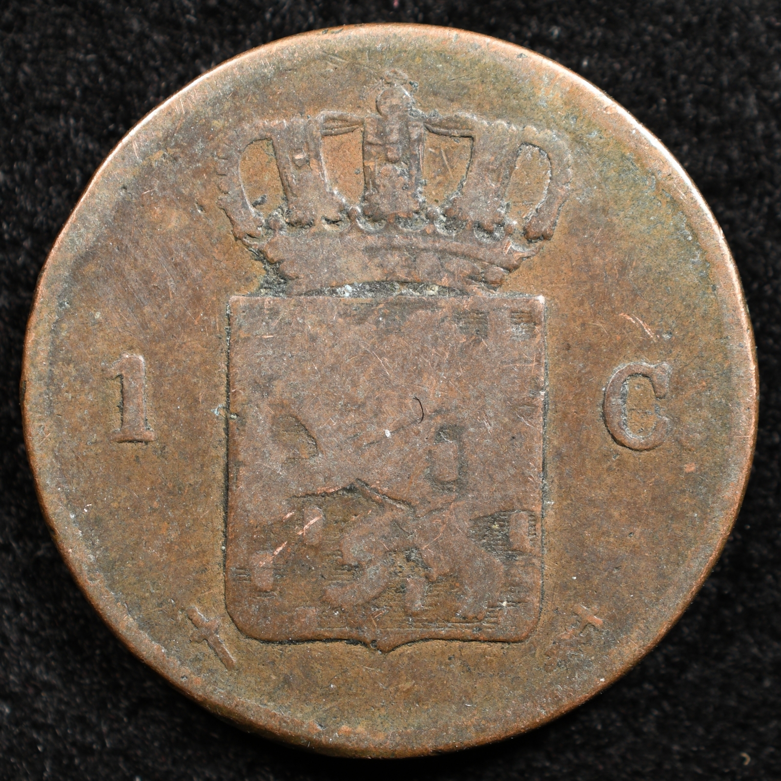 Netherlands 1 Cent 1864, Coin, Inv#E735