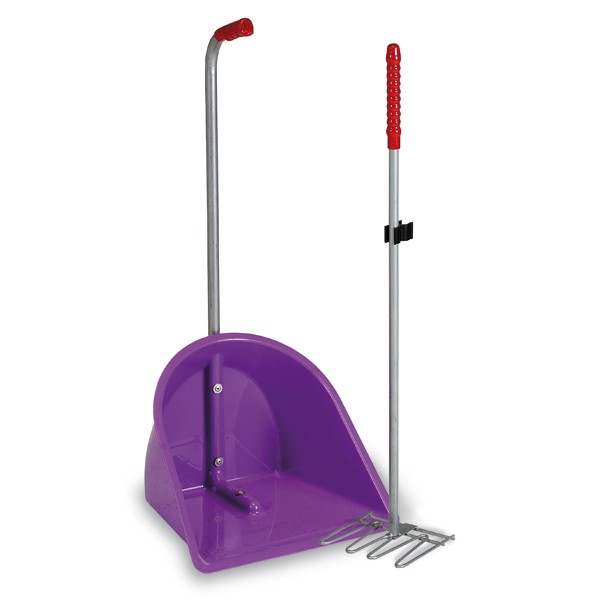 PLASTIC MANURE COLLECTOR WITH RAKE
