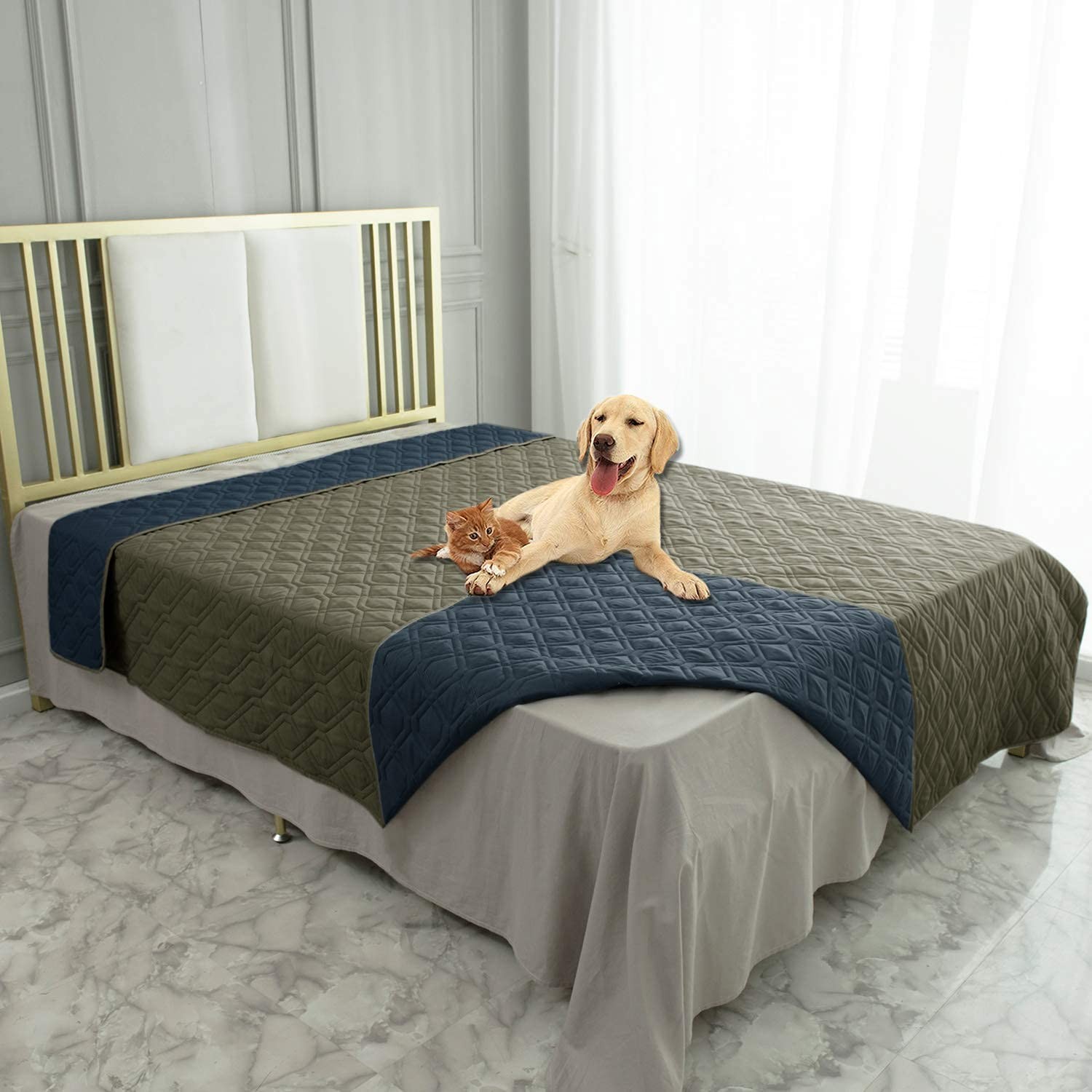 Dog Bed Cover Waterproof Pet Blanket Furniture Couch Reversible Ameritex Sofa