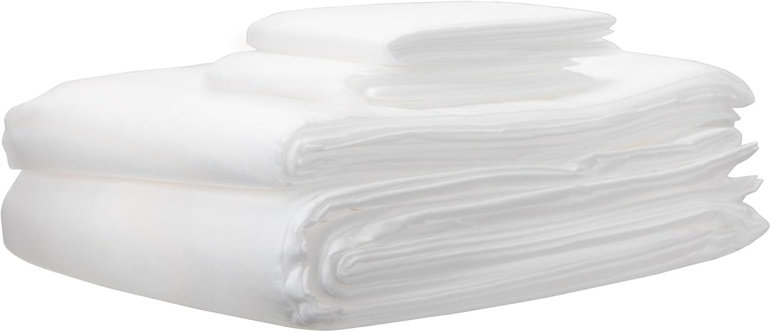 Premium Disposable Sheet Set 4-PC King Size Bedding Travel Includes Bed