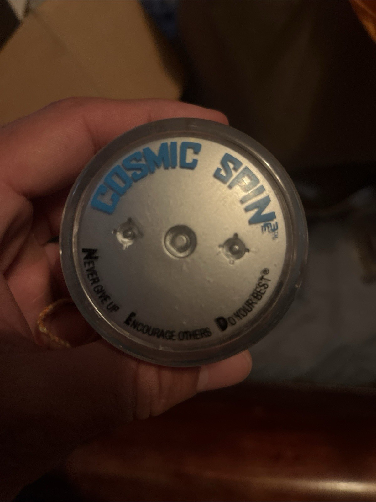 Cosmic Spin² Yo-Yo NED Never Give Up Clear Blue Encourage Others