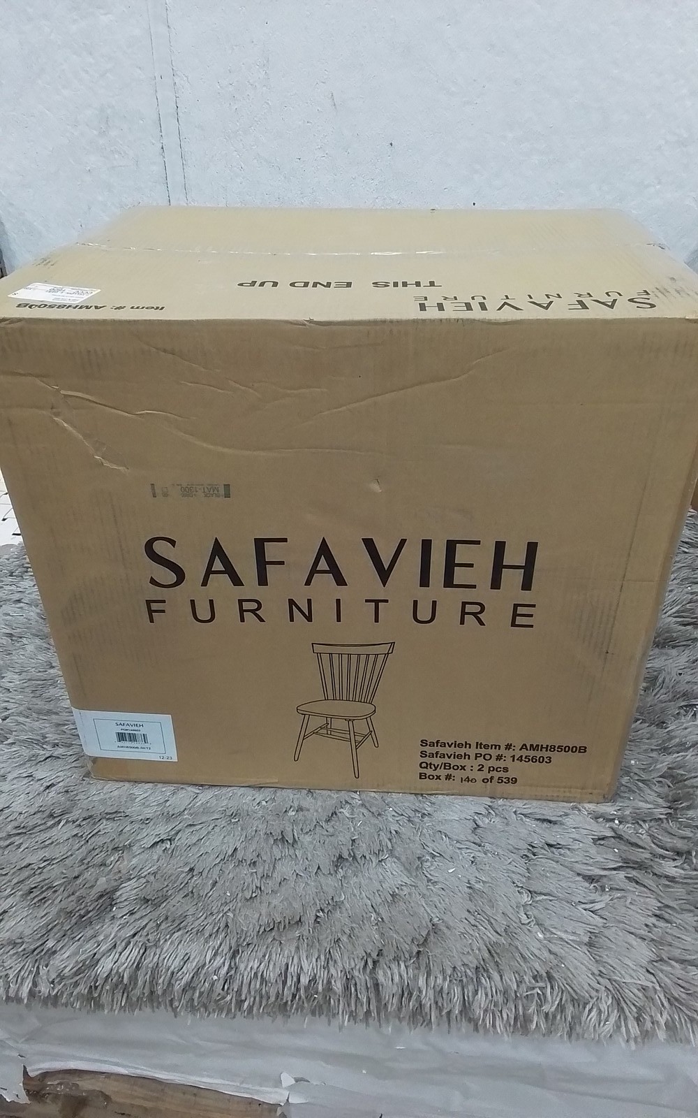 Safavieh PARKER SPINDEL SIDE CHAIR, Reduced Price 2172772278 AMH8500B