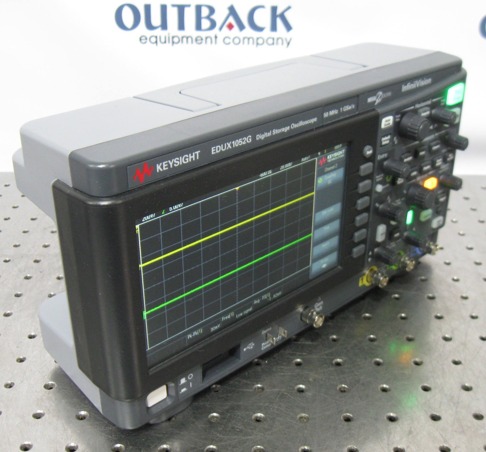 C202765 Keysight EDUX1052G 2-Channel Digital Storage Oscilloscope 50MHz 1GSa/s