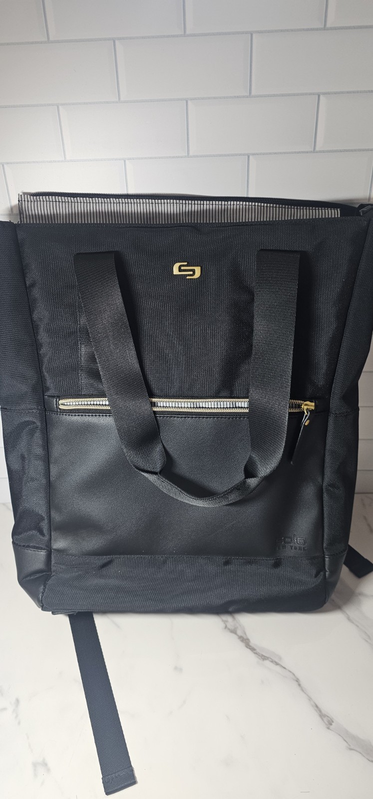 Solo New York - Parker Hybrid Tote for 15.6" Laptop - Black Excellent Condition