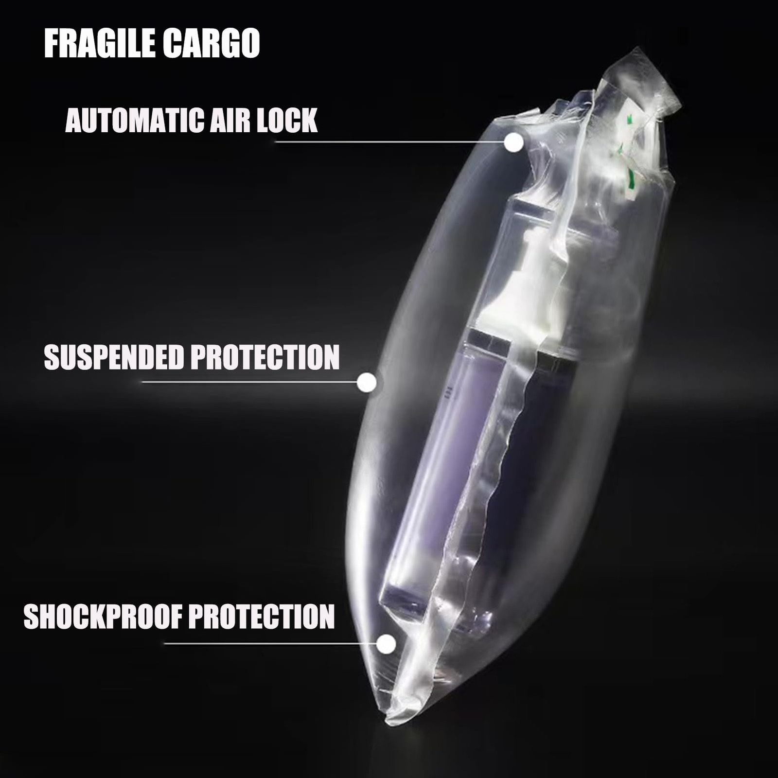 Packaging Air Bags,Clear Plastic Inflatable Air Packaging Protector Bag with ...