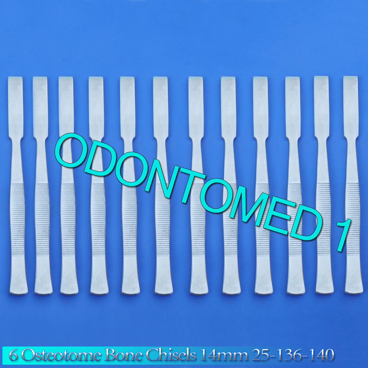 12 Osteotome Bone Chisels 14mm Surgical Orthopedic Instruments 25-136-140