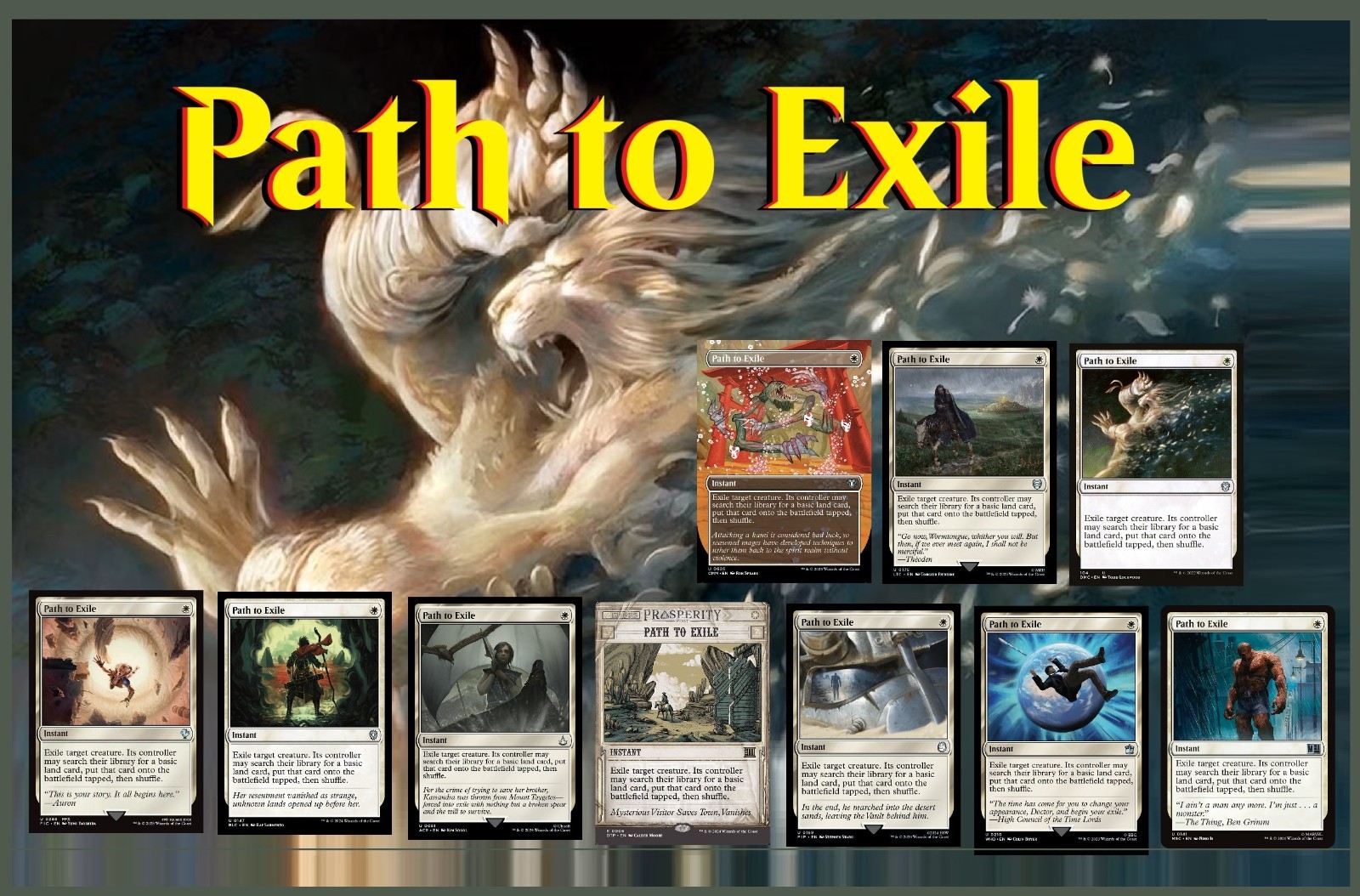 Path to Exile ** [YOU SELECT] ** Various Sets (Commander Staple) - CUC NM MTG