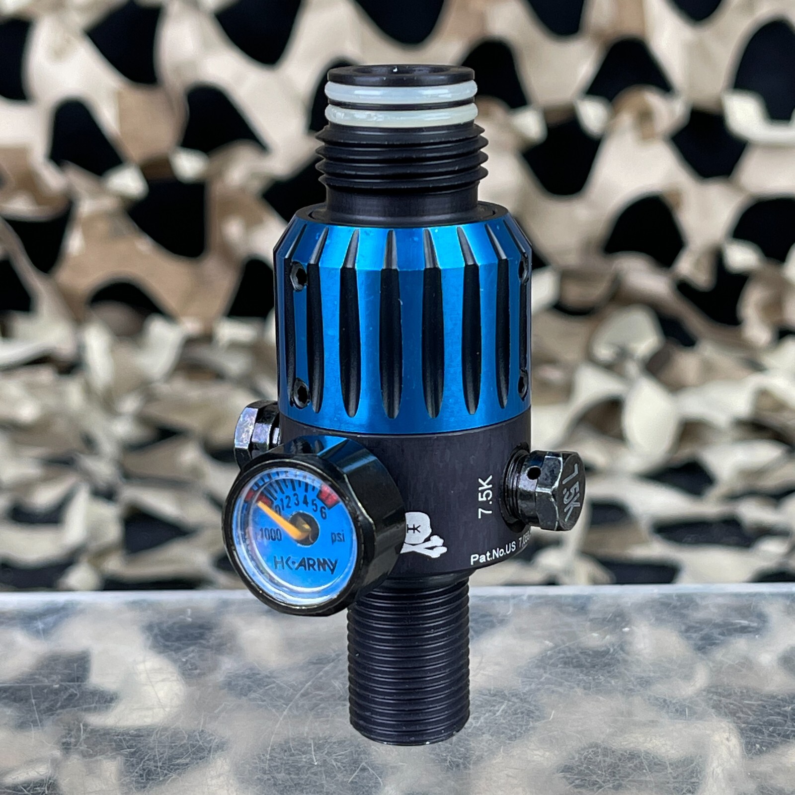 NEW HK Army Aerolite2 Elite Pro Adjustable Regulator - 4500 PSI - Nova - Blue