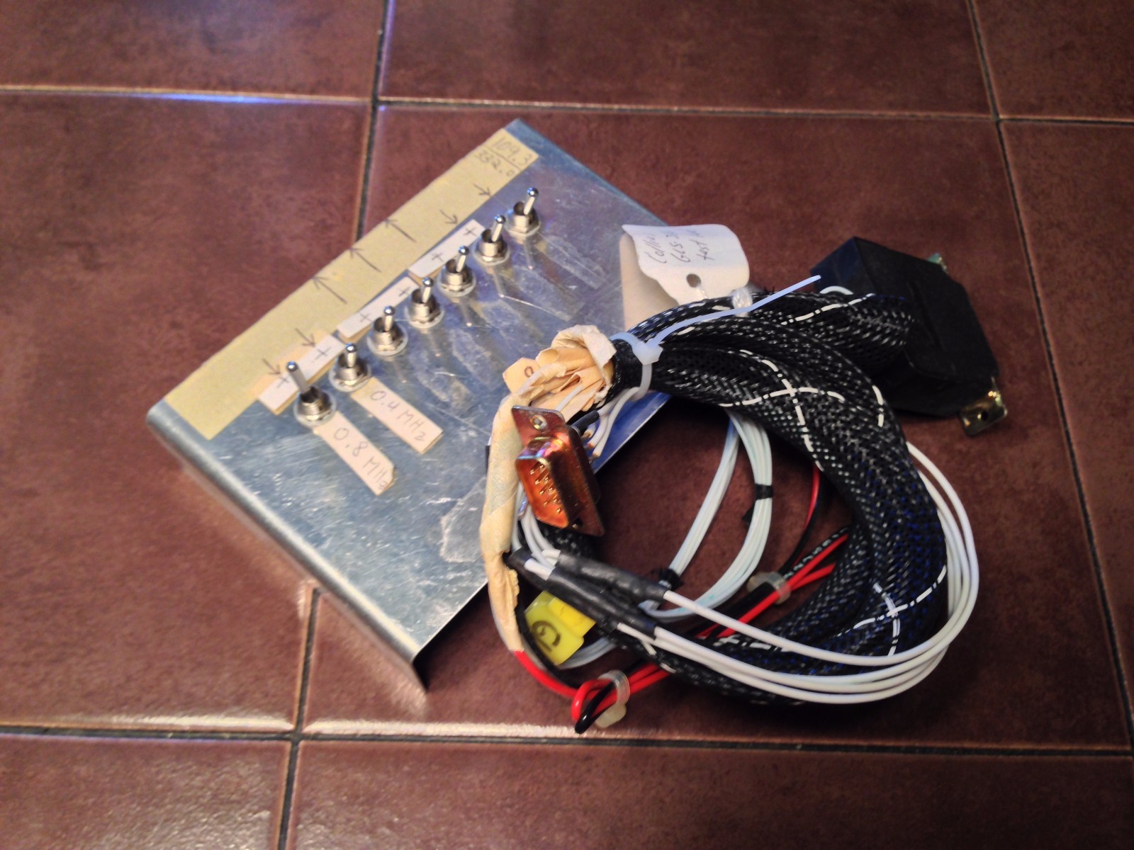 Collins GLS-350 Bench Test Cable with wires