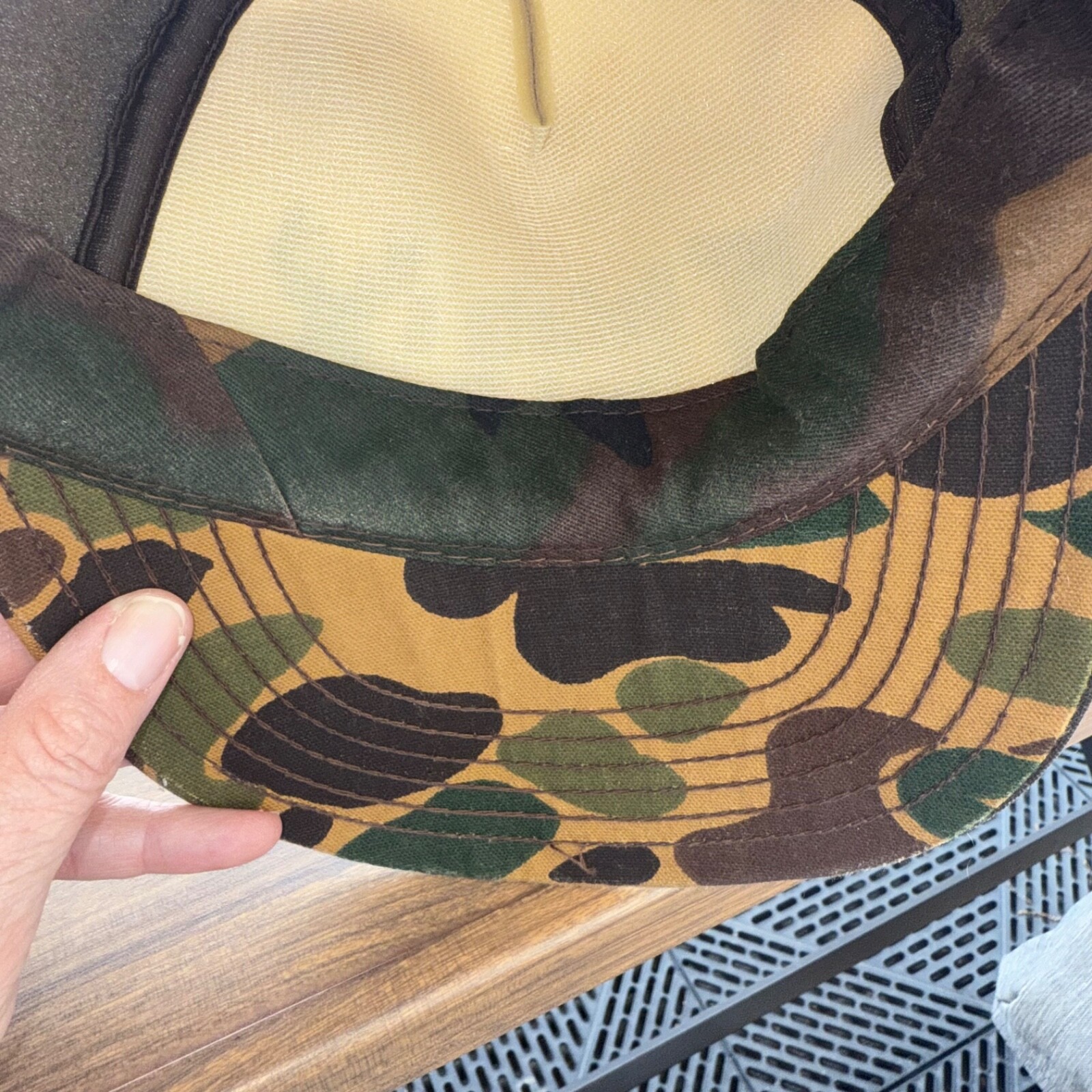 DeCotas This & That Store in MI Camouflage Foam Lined Inside Trucker Hat Cap