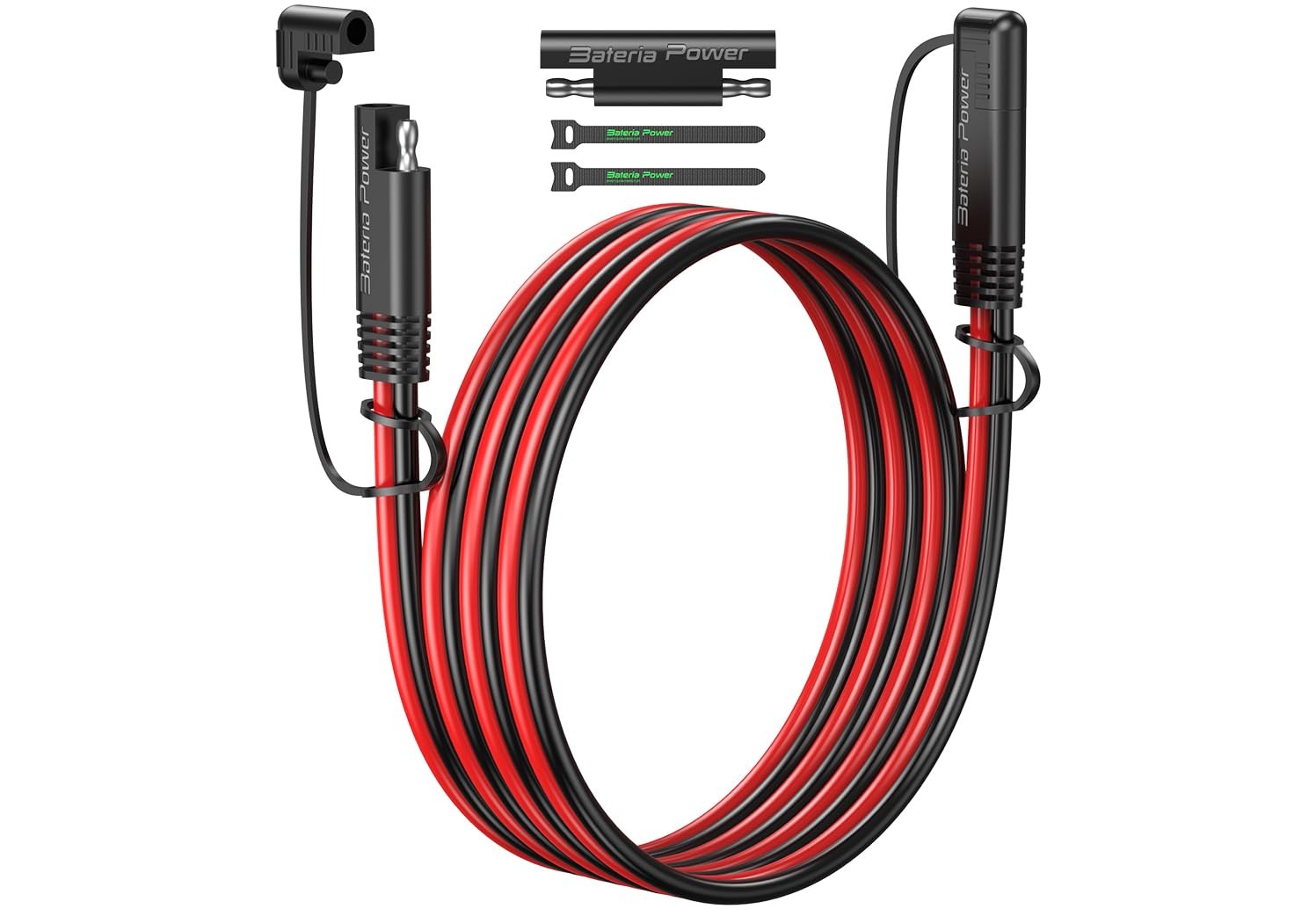 10AWG 6FT SAE Extension Cable, SAE to SAE Quick Disconnect Wire Harness,SAE C...