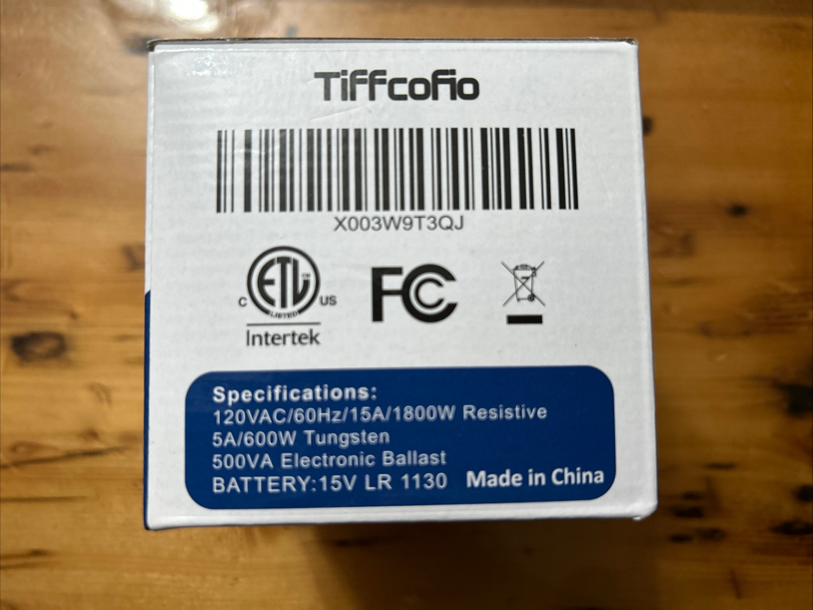 NEW Tiffcofio Indoor Digital Programmable Timer MH-269A 2-Pack