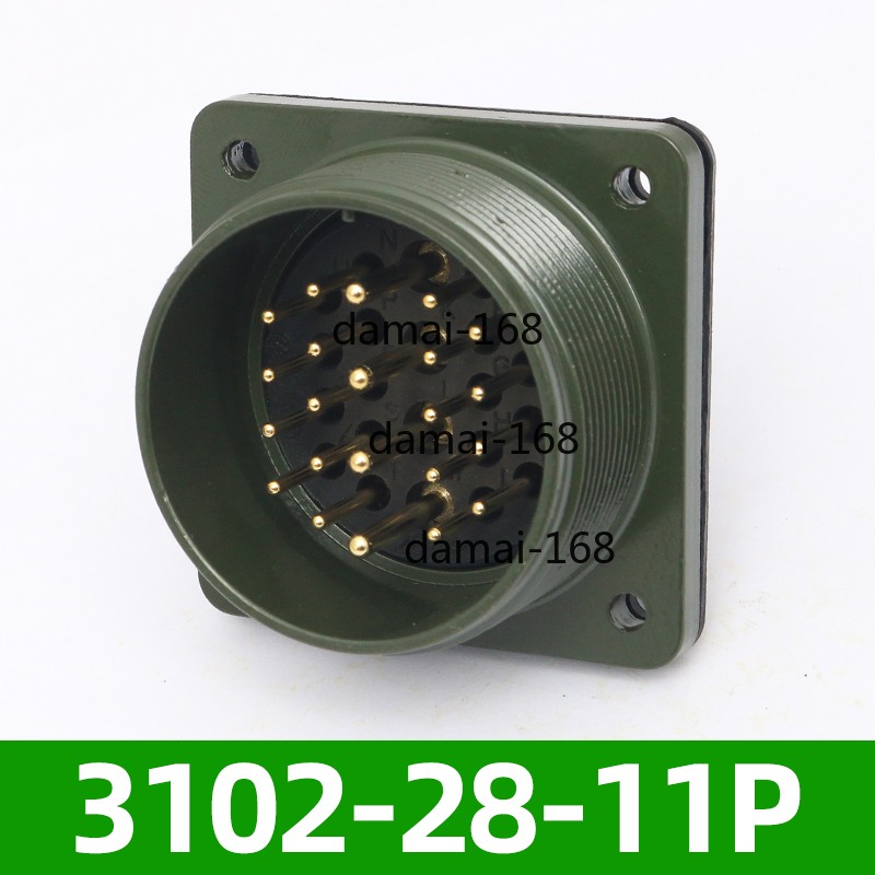 22 core connector aviation plug MS3106A28-11S MS3102A28-11P Plug and socket