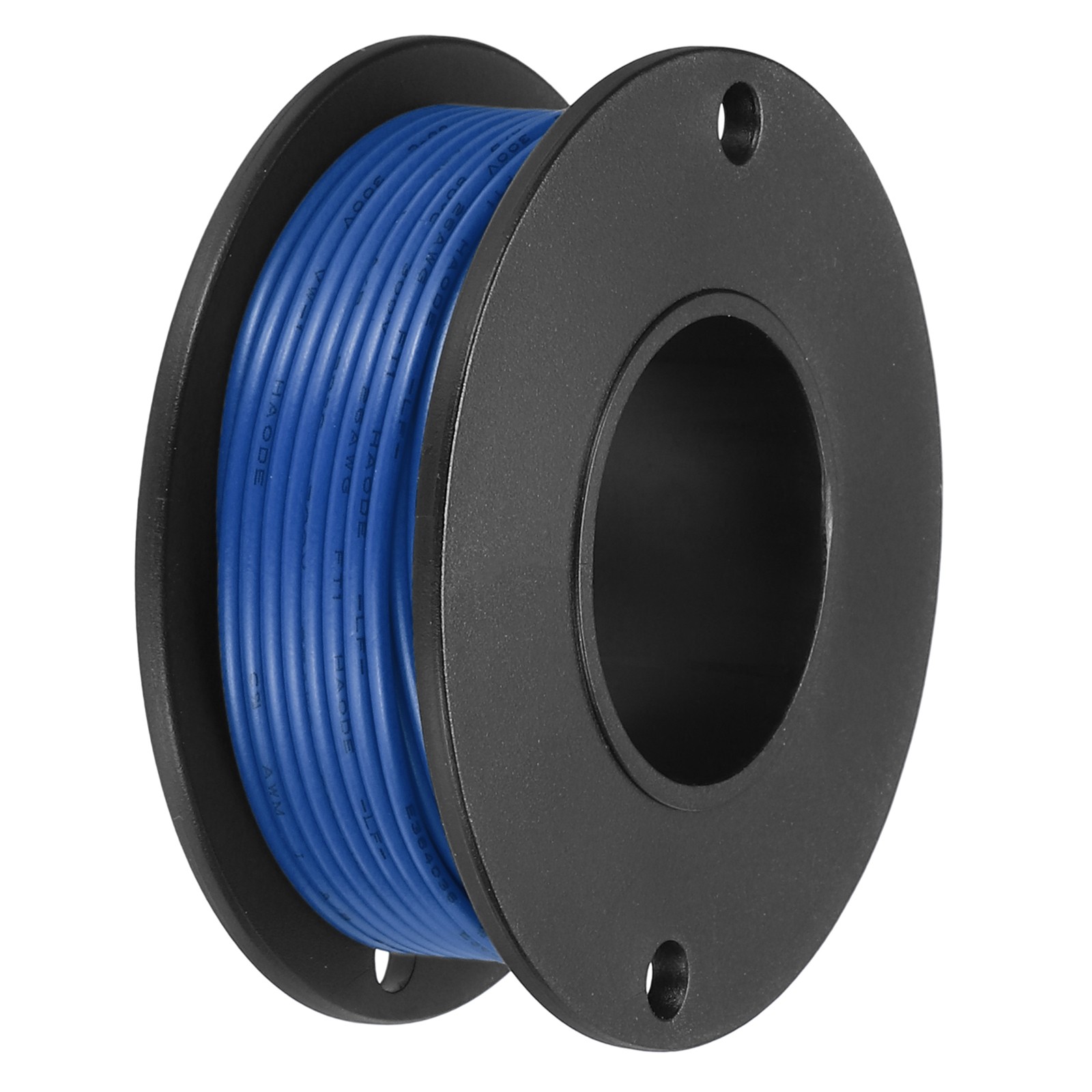 26AWG Stranded Wire PVC Hookup 10M/33ft Blue, Electrical Wire UL1007 Spool