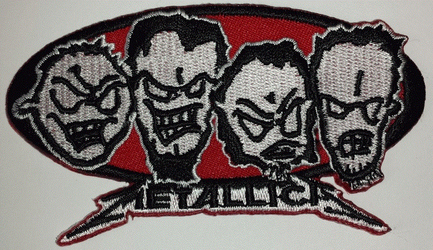 METALLICA AMERICAN HEAVY METAL CONCERT MUSIC PATCH ULRICH HETFIELD TRUJILLO KIRK