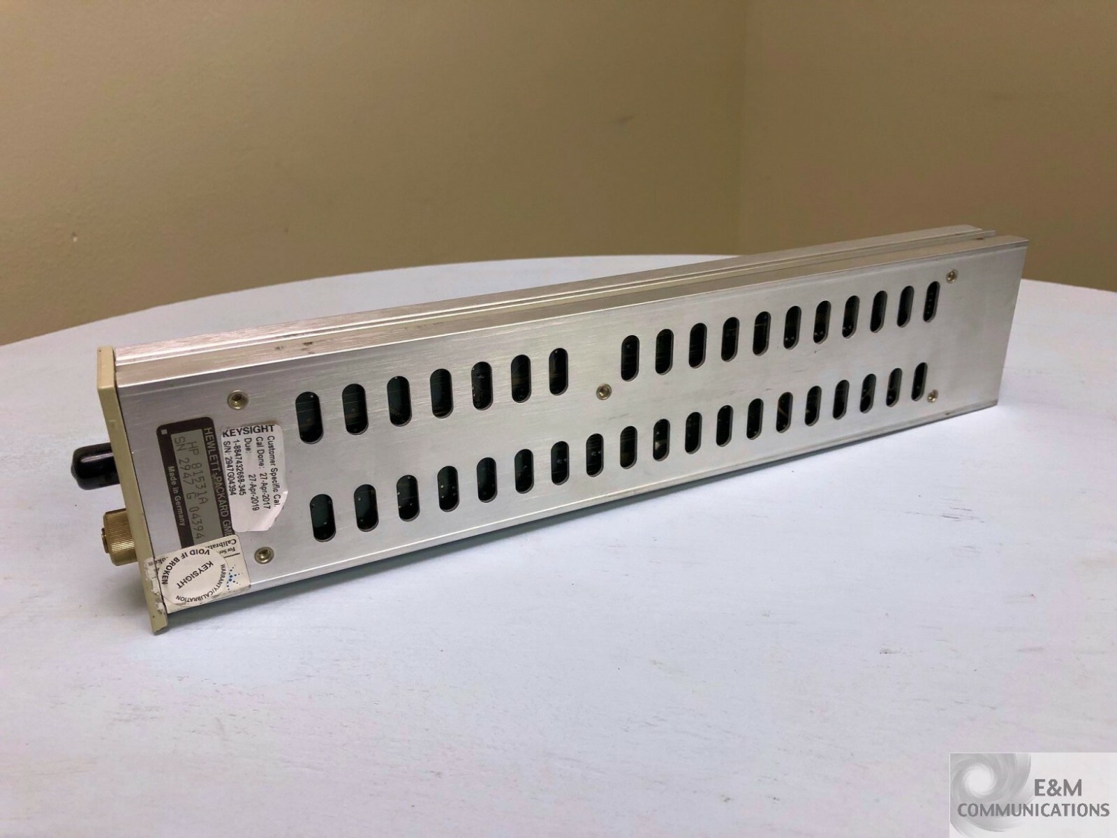 HP AGILENT 81531A OPTICAL POWER SENSOR 800-1700nm MODULE