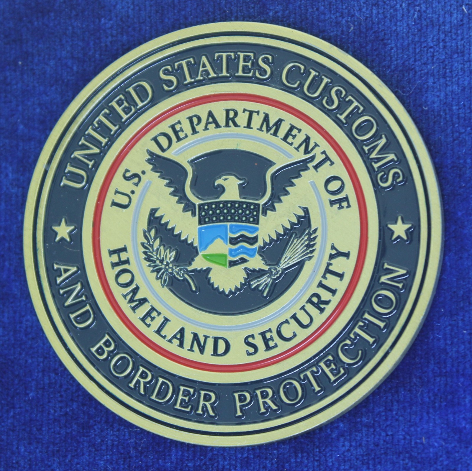 United States Customs and Border Protection HLS Medallion KJ-9