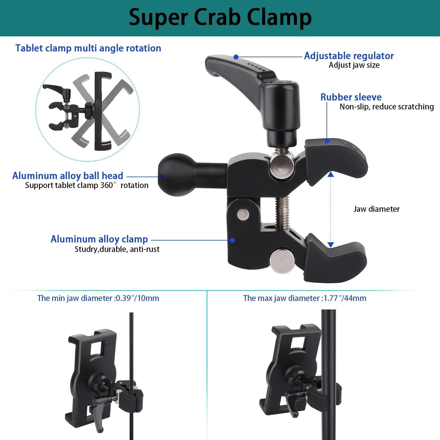 360° Rotating Tablet Mount for Boats: Lightweight Design & Easy Installation