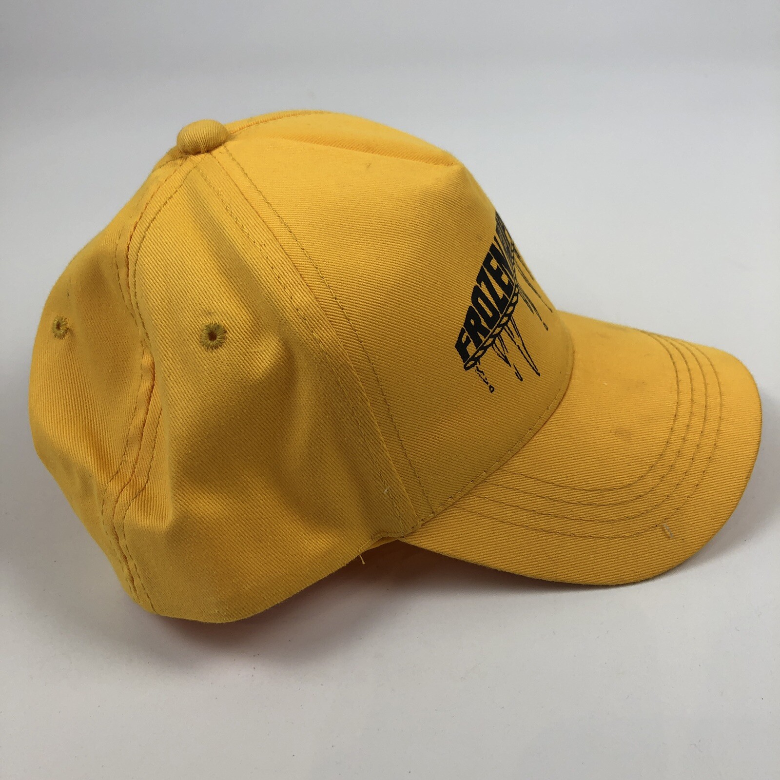 Frozen Ropes Baseball Softball Hat Cap Yellow Youth Size READ