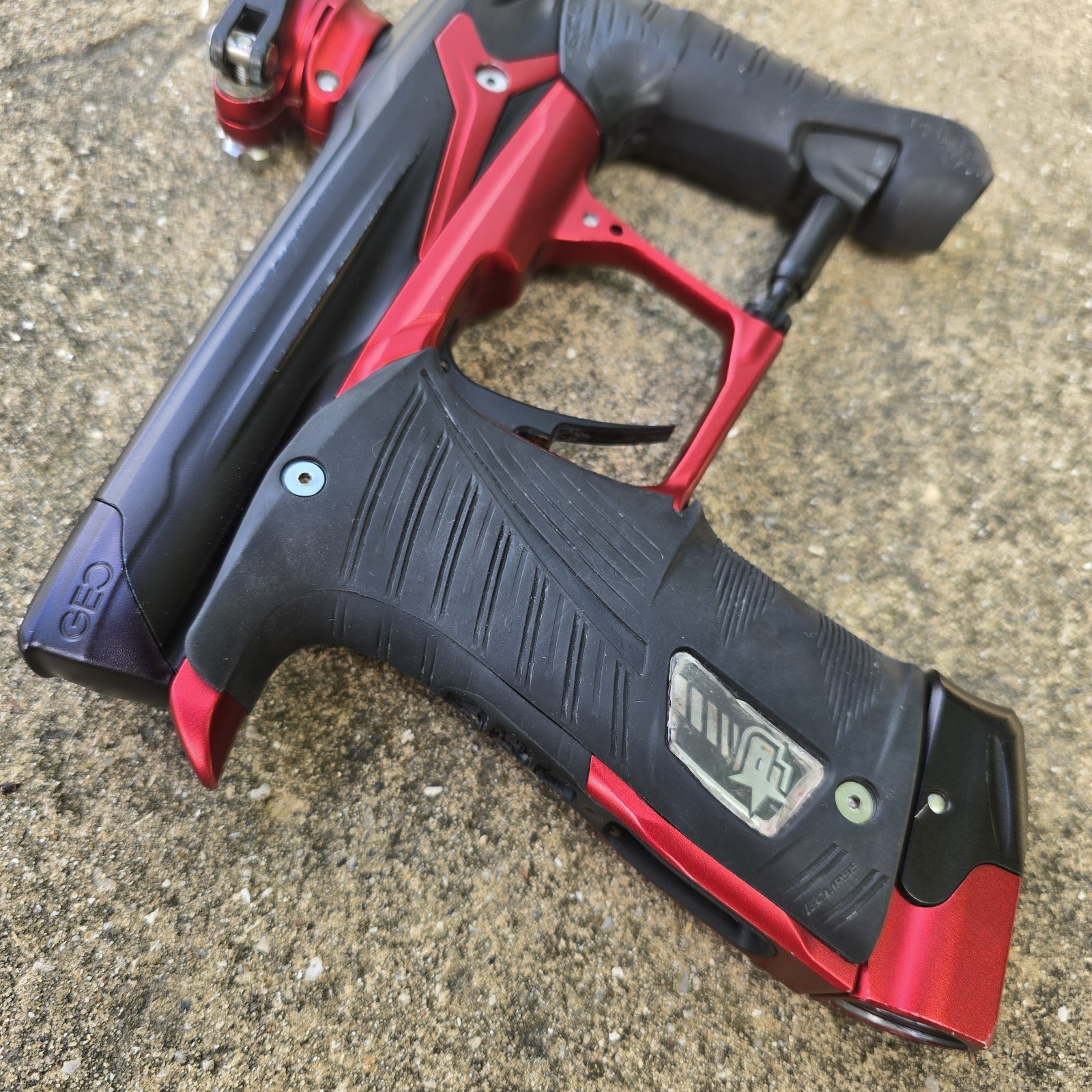 Planet Eclipse Geo 3.5 Paintball Marker - Black Red R5 Cs