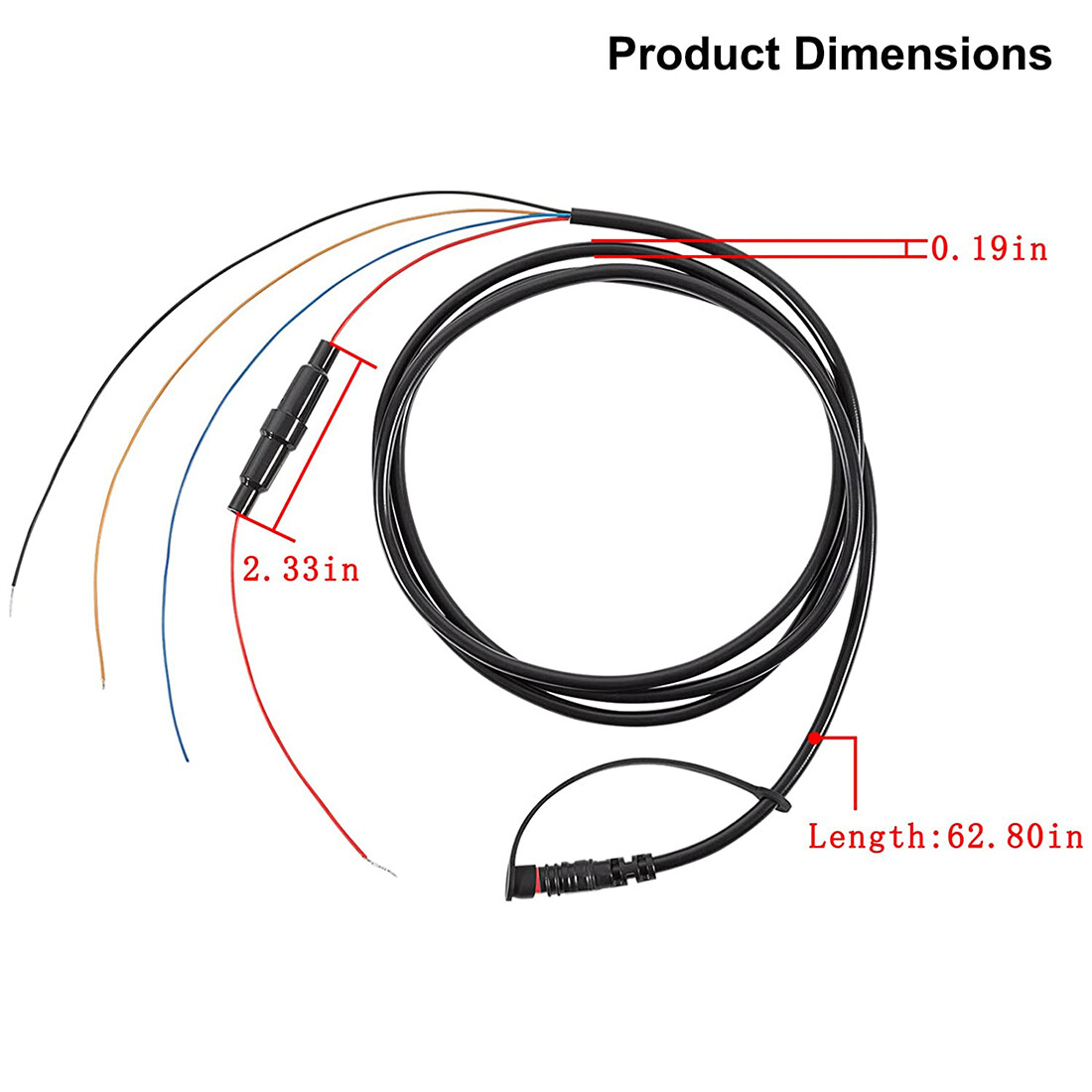 010-12199-04 Power/Data Cable 4-Pins for Garmin Striker Echo Striker Plus