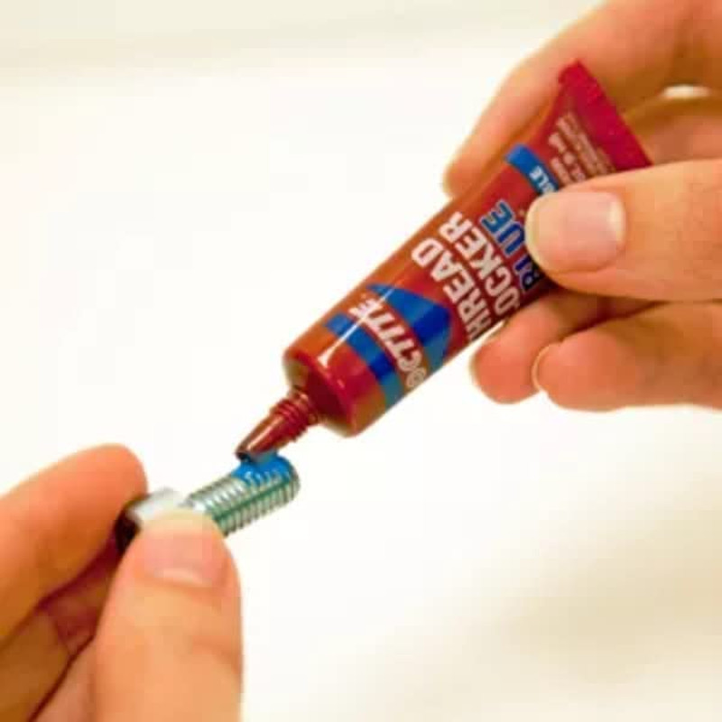 Threadlocker Blue 242 - Removable Thread Lock Glue for Nuts, Bolts, & Fasteners,