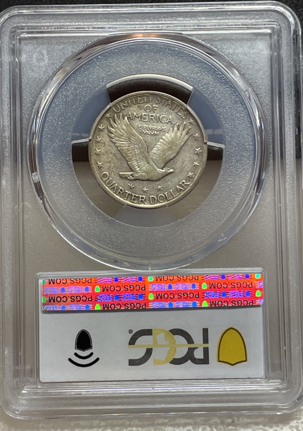 1921 STANDING LIBERTY QUARTER PCGS VF35 - Gold Shield, Nice Luster!!