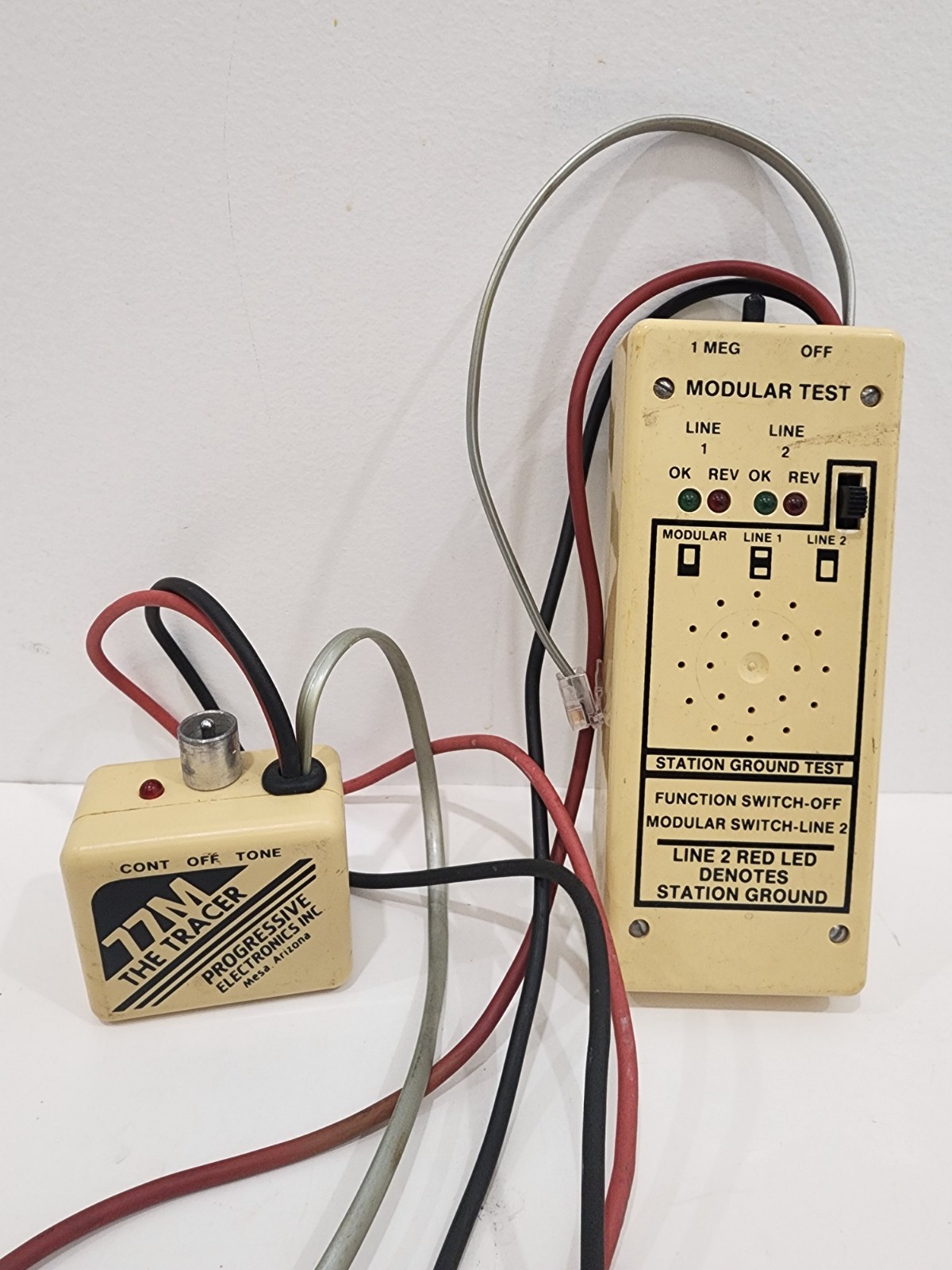 Vintage Progressive Electronics Modular Test Signal Tone + 77M The Tracker