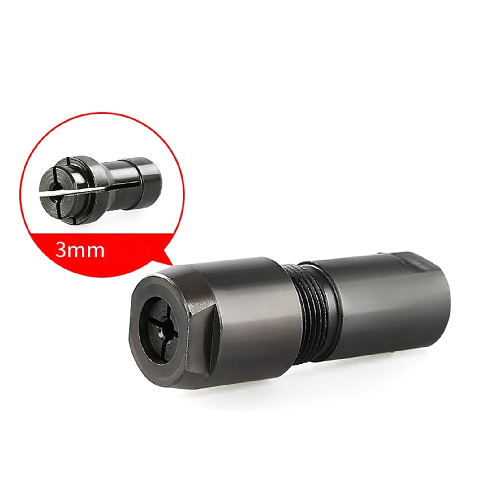 100-Tyle Angle Grinder Conversion Adapter Kit for Straight Grinder 3mm 6mm